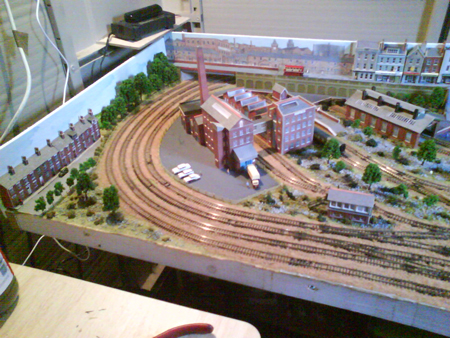 N scale model railway