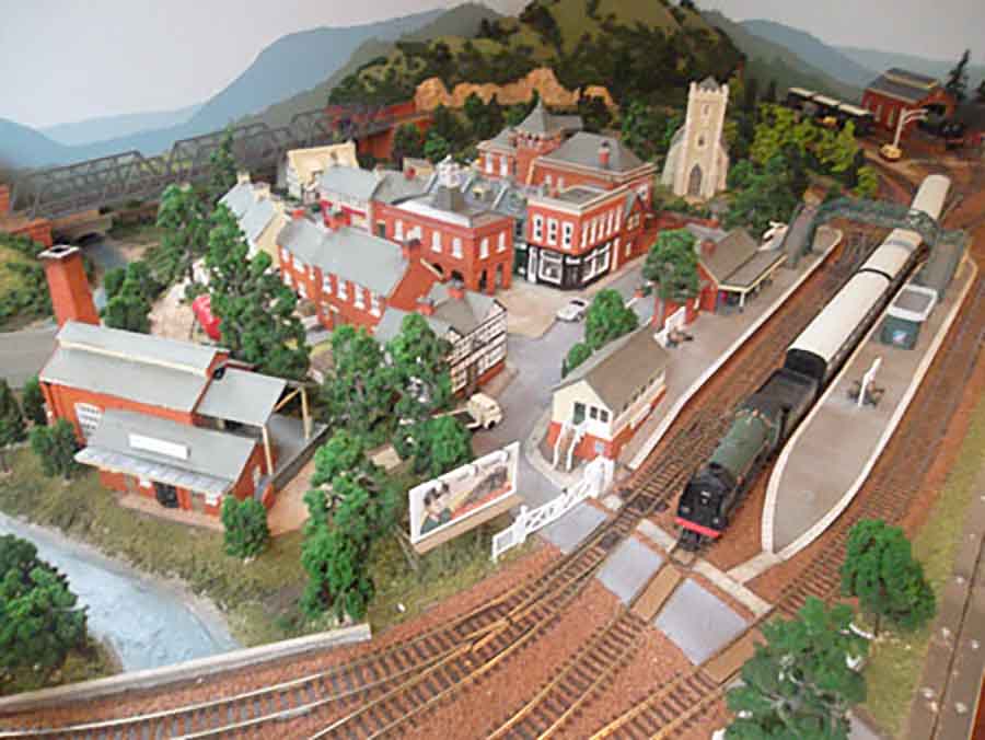 model railway platform