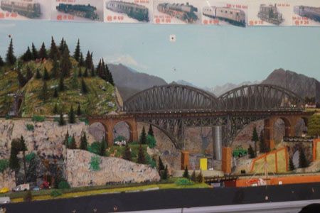 model train scenery