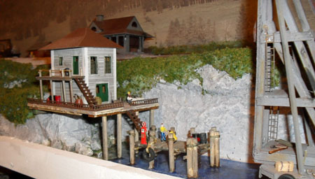 model railroad pier