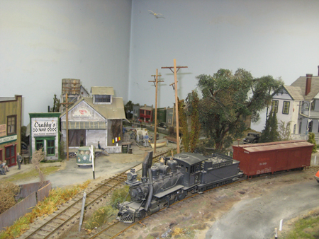 O scale steam engine Weathering wood models O scale