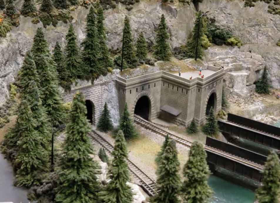 model railroad tunnels