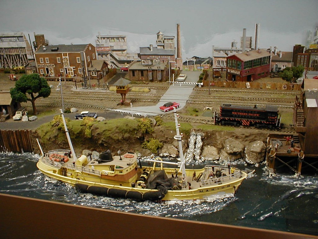 model railroad ship