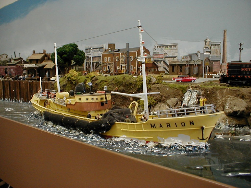 model railroad ship