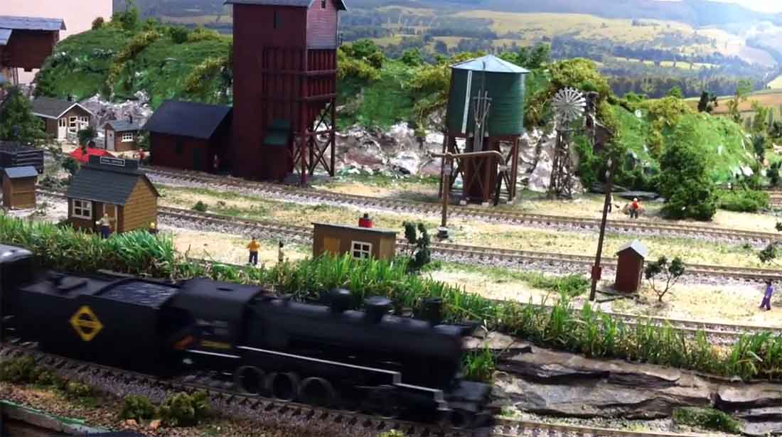 steam train water tower