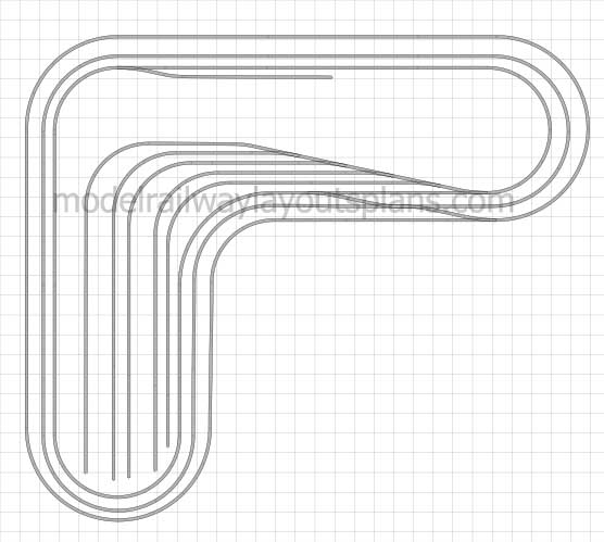 oo scale track layout