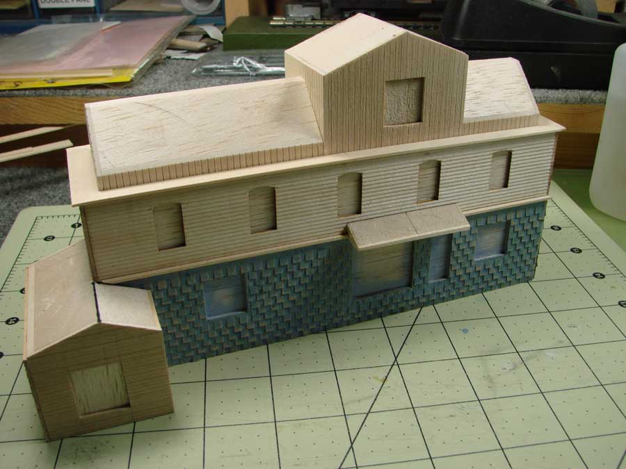 model train buildings
