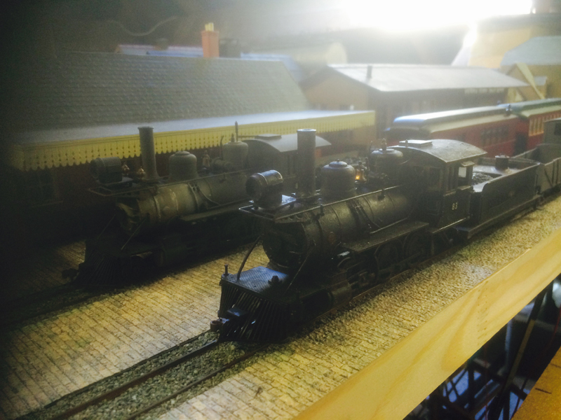 on30 model steam train