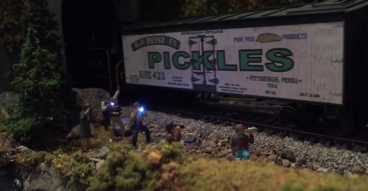 model train scenes