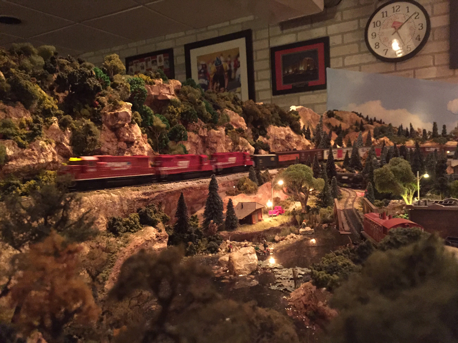 HO scale model railroad