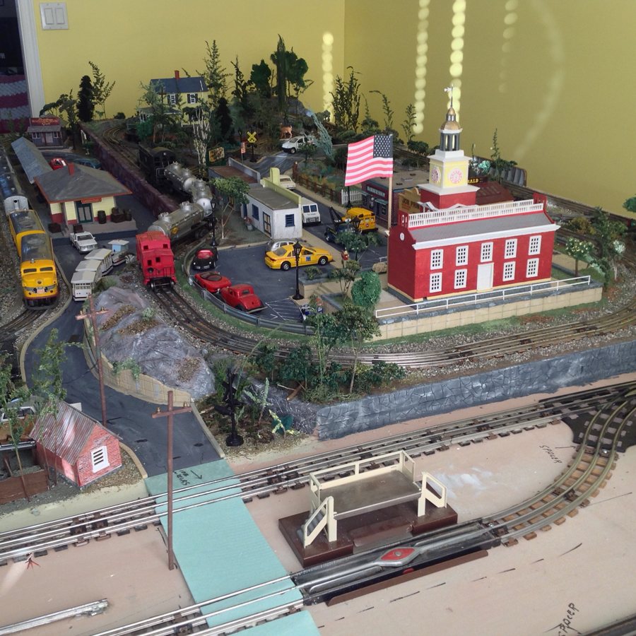 HO scale town hall