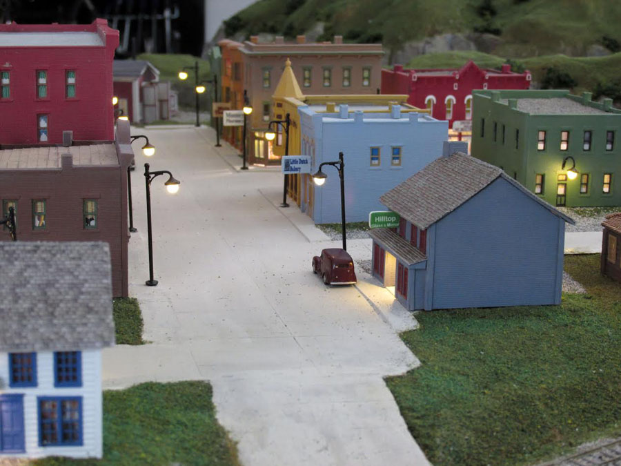 n scale logging town