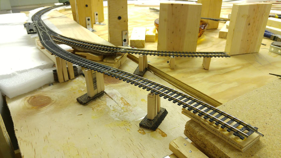 model railroad bridge