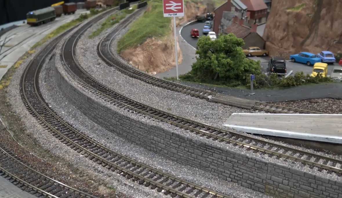model railway scenery ballast