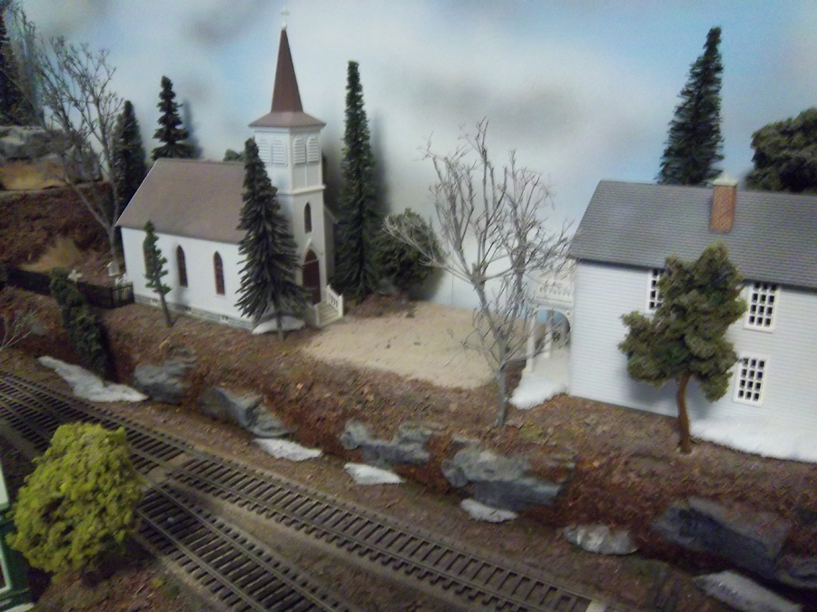 model railroad church