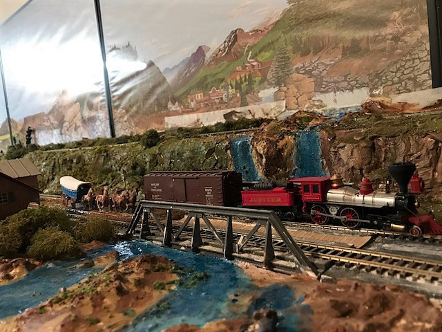 old west town layout trestly bridge