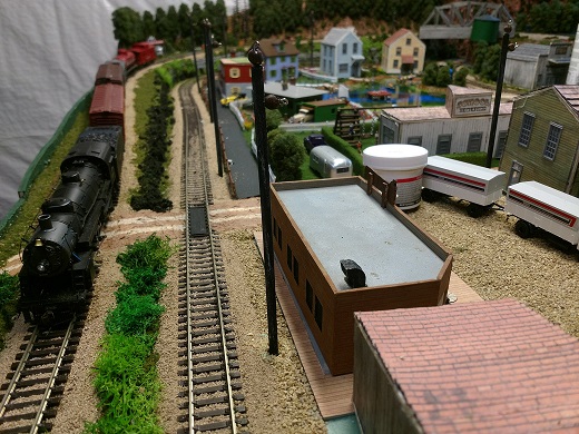 ho scale train layouts 16 x 8 town