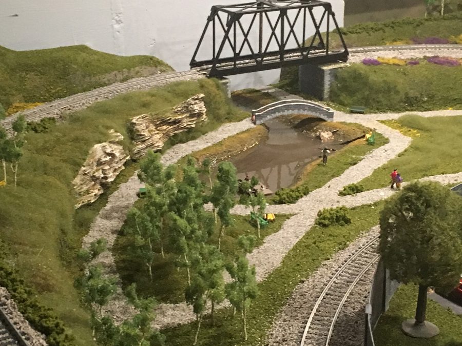 4x8 model train girder bridge