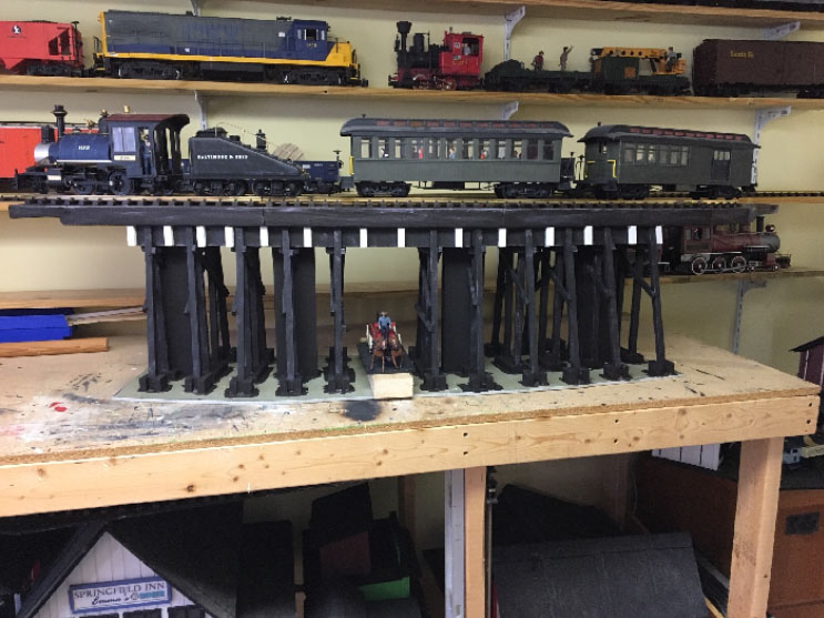G scale train modeling loco