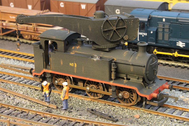 HO scale steam crawler crane Model railroad layouts plansModel