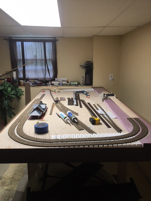 HO model railroad start track plan