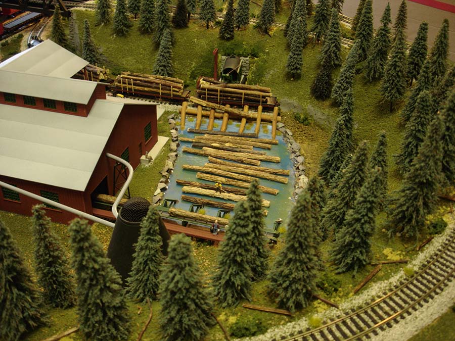 HO logging layout plans