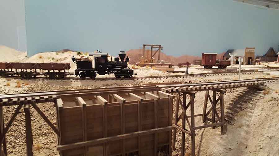 model railroad on30 mining layout