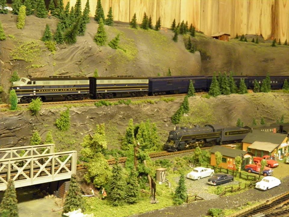model train crash