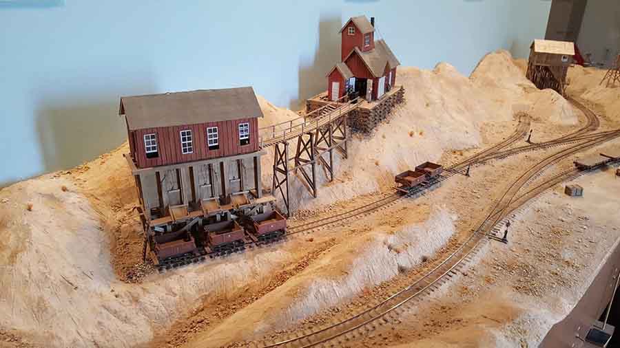 model railroad on30 old mining layout