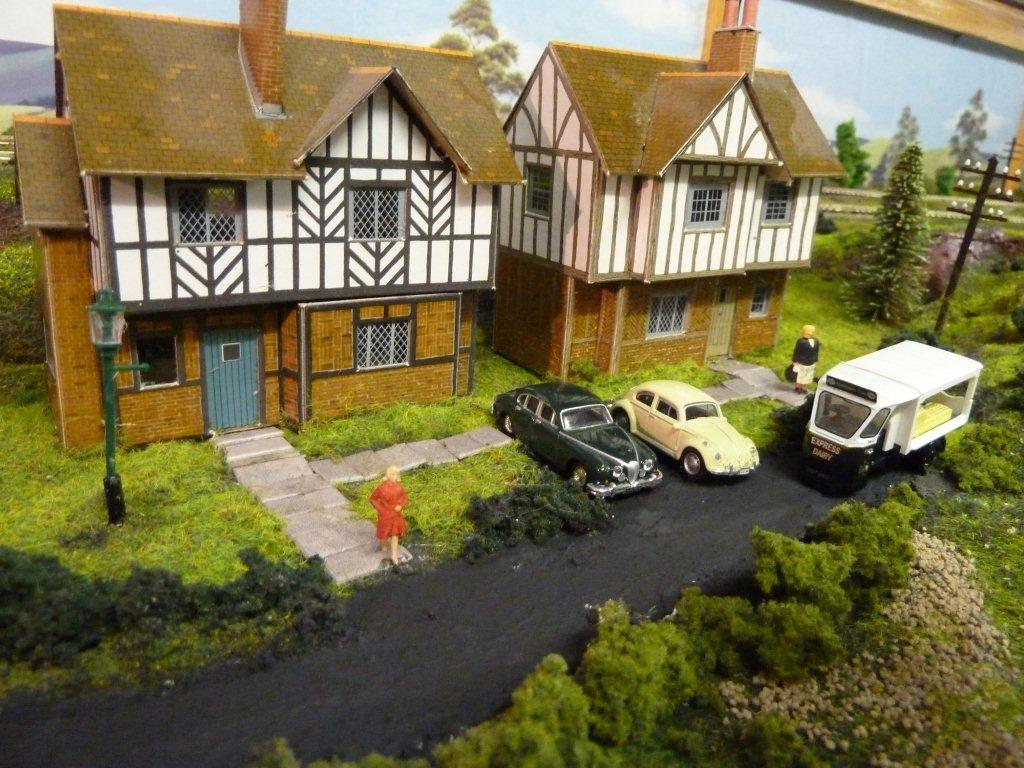 model train house