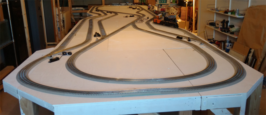 O scale track layout