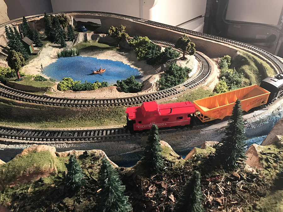 model railroad loop
