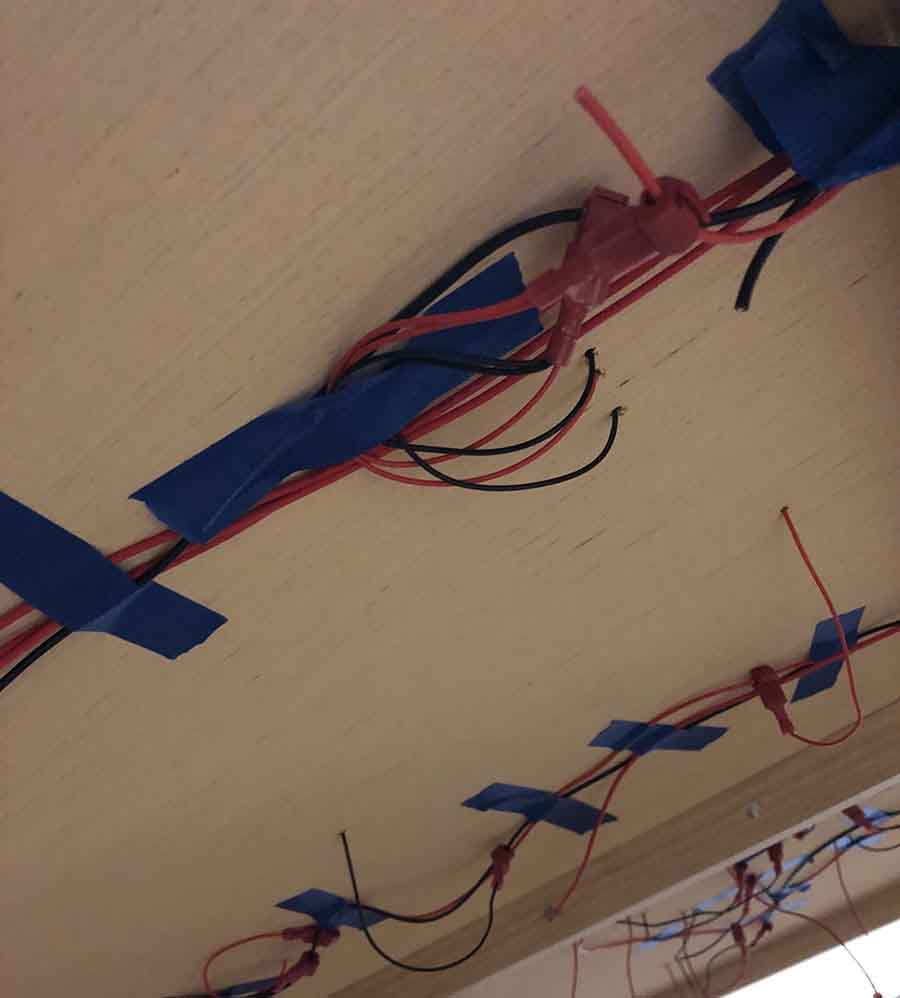 wiring for train table