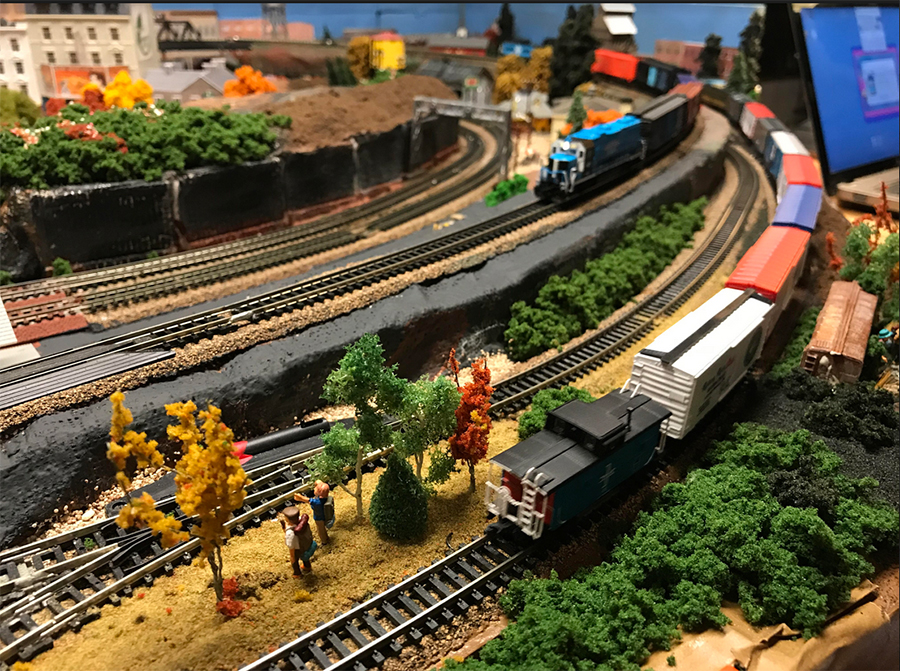 n scale 4x7 model railroad