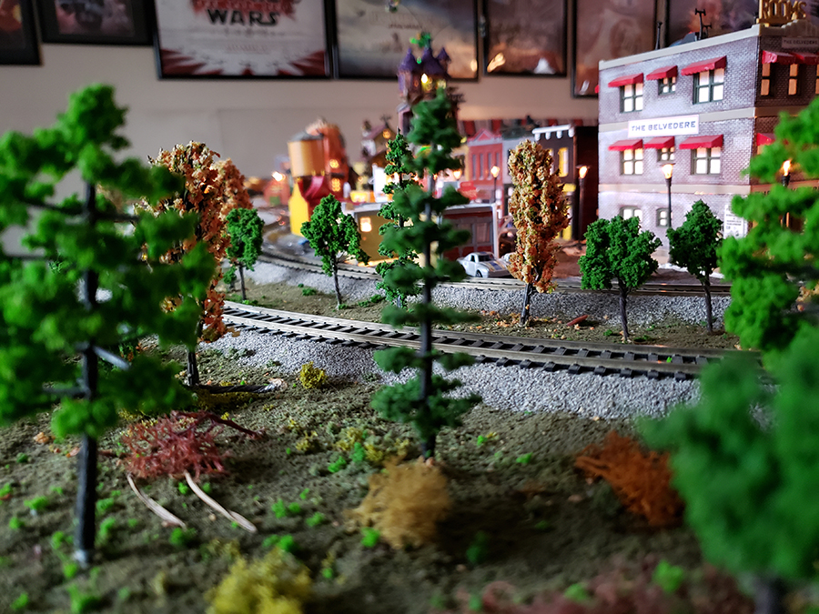 HO scale town