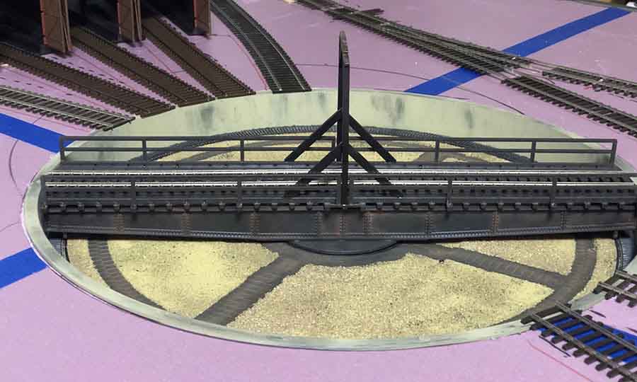 model train turntable