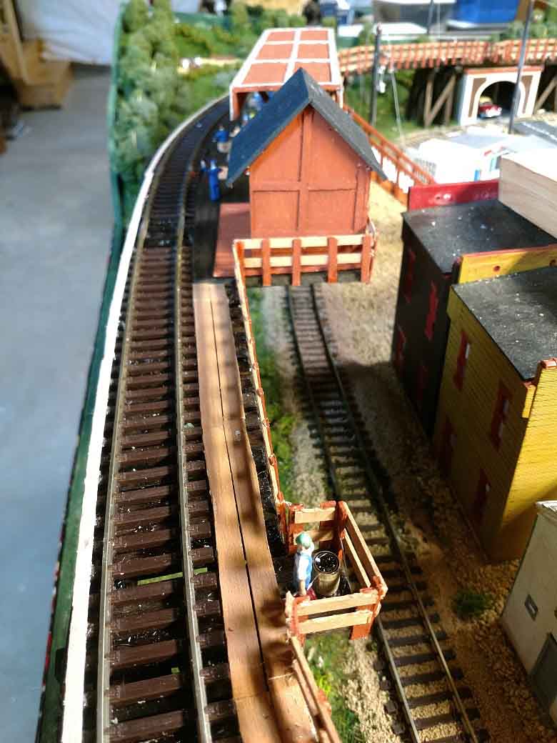 model railroad platform