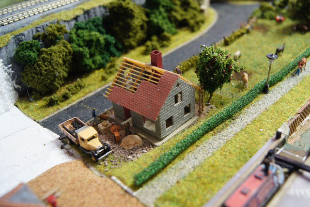model railway house