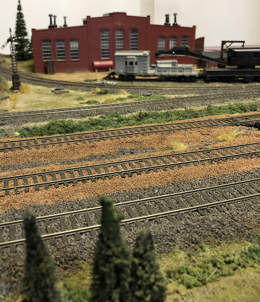 HO scale switch track