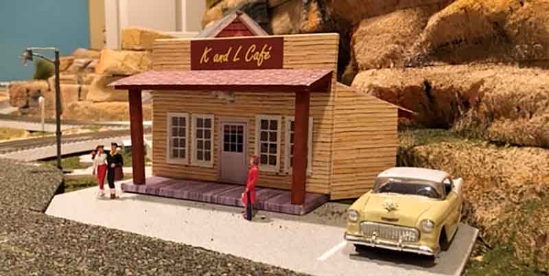 model train cafe