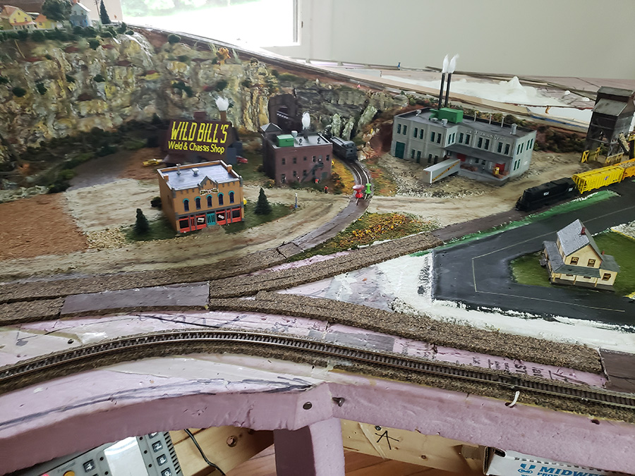 N scale track layout