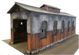 Model train engine shed plans - anyone can make these - Model railroad ...
