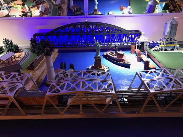 O scale model railroad