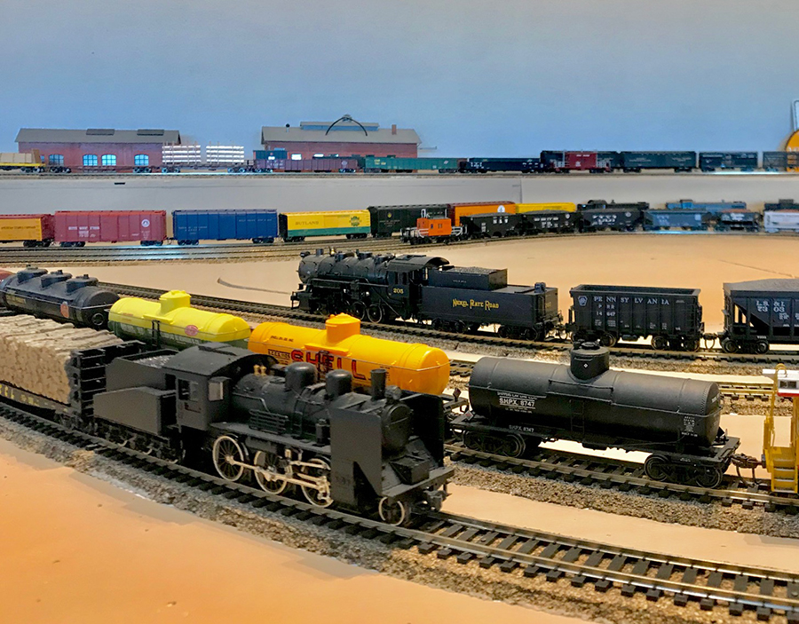 HO scale steam locomotive