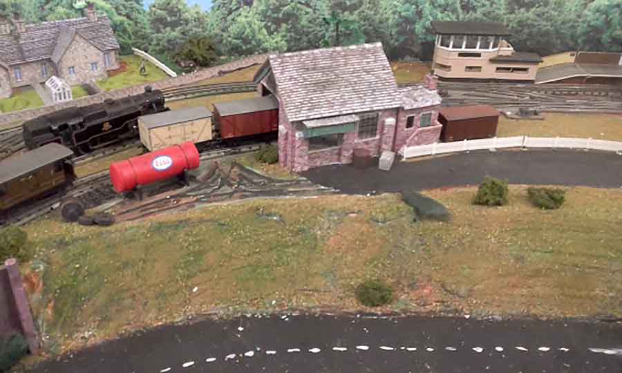 model steam train freight