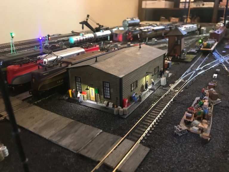 Engine yard HO layout update Model railroad layouts plansModel