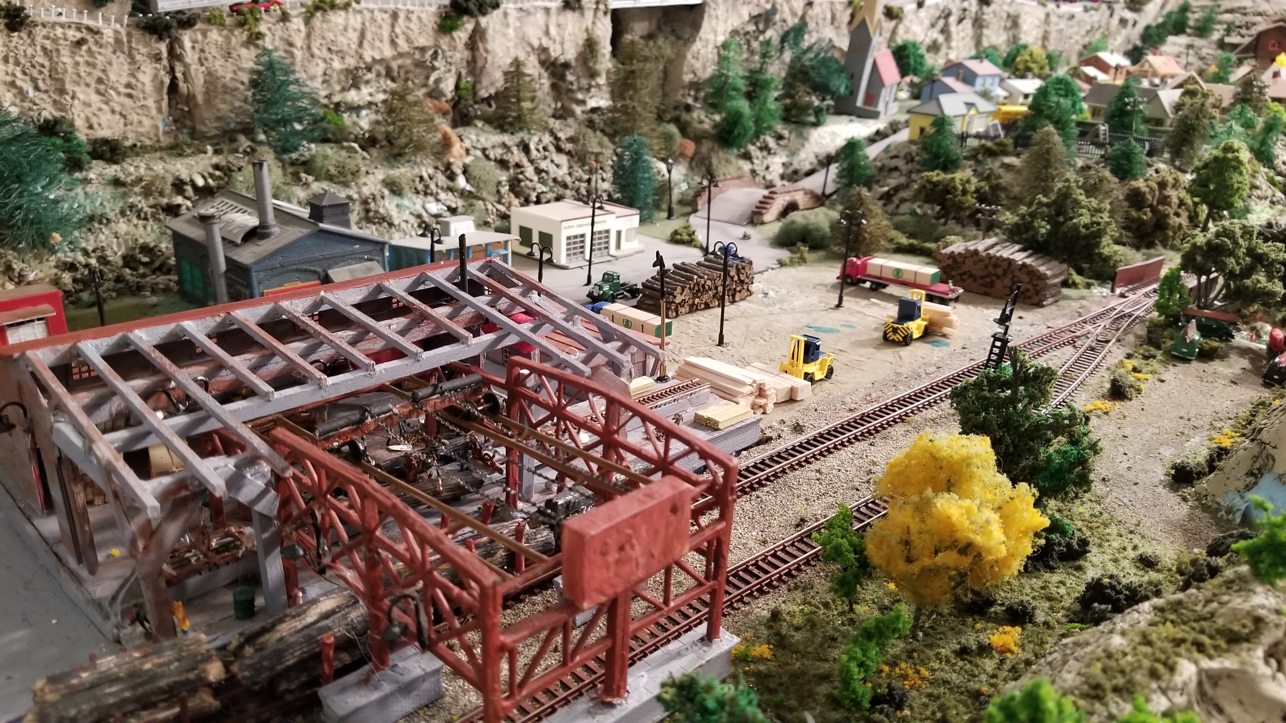 8x8 model railroad coalmine