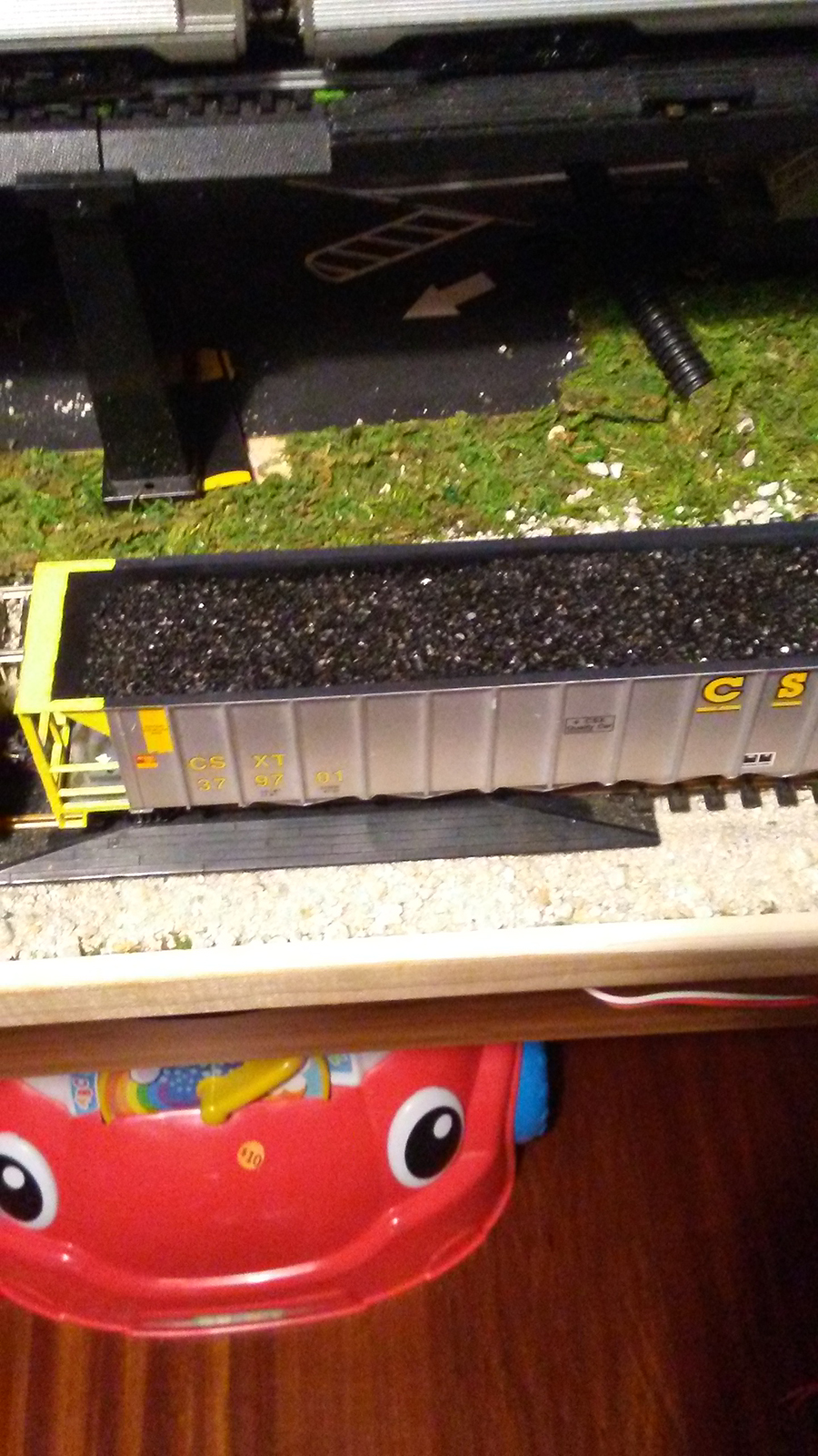 model railroad coal
