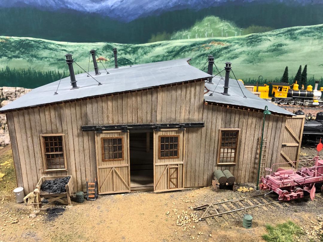 HO scale roundhouse