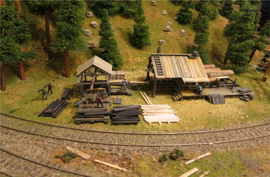 Jim's HO scale Cedar Valley Lumber Rail Road Model railroad layouts